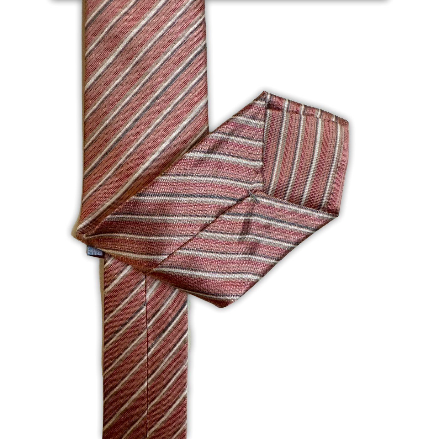 Ray Albar Pink-Stripe Tie
