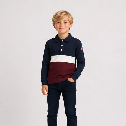 Colmar LS Colorblock Polo Shirt