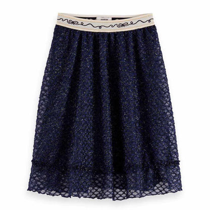 Scotch & Soda Fancy Lurex Midi Skirt
