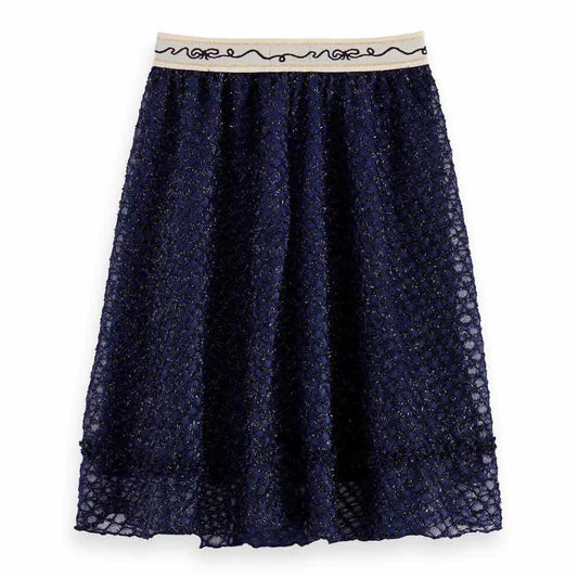 Scotch & Soda Fancy Lurex Midi Skirt