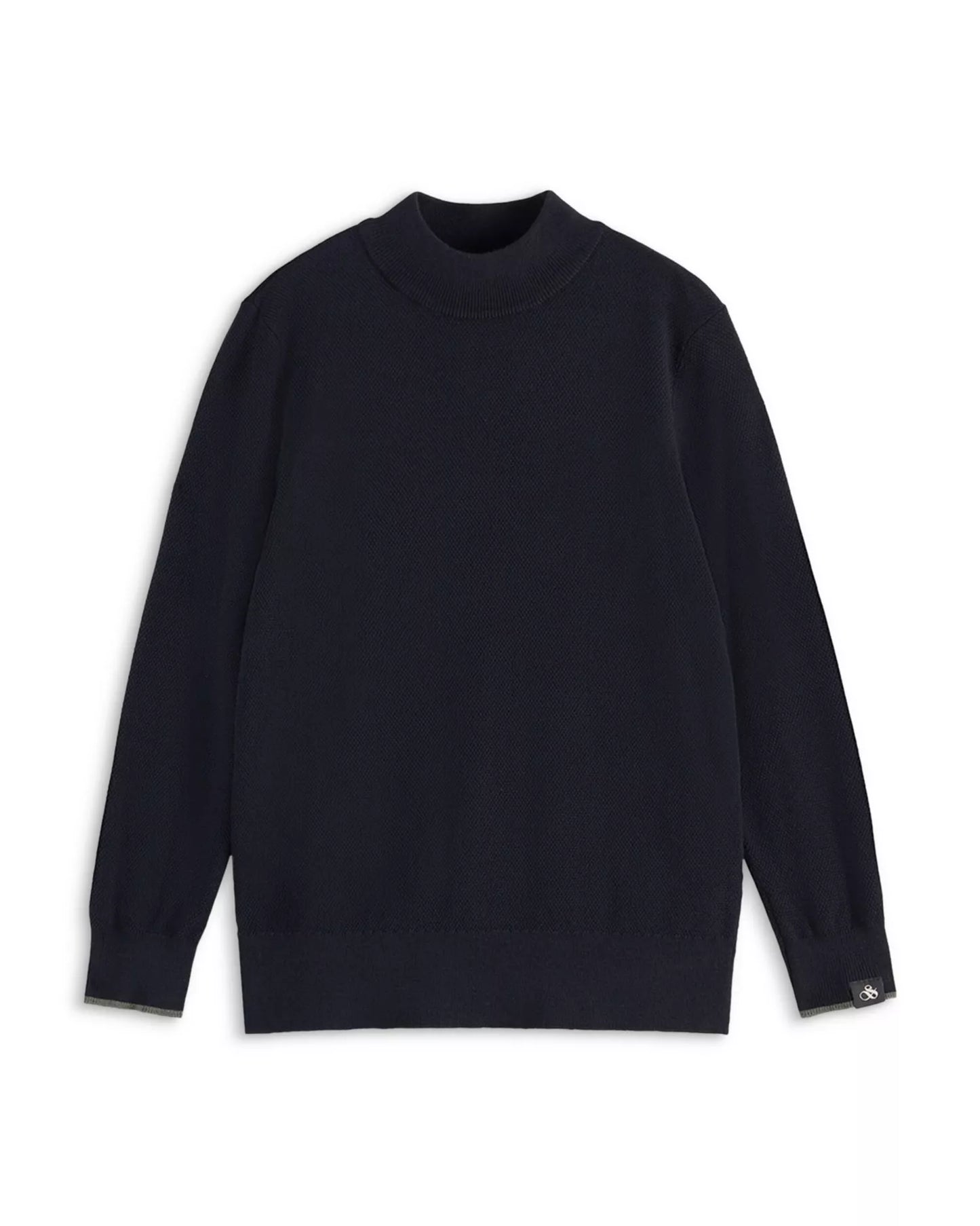 Scotch & Soda Regular Fit Mock Neck Pullover