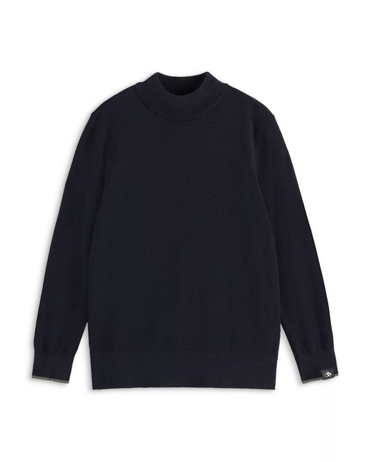 Scotch & Soda Regular Fit Mock Neck Pullover