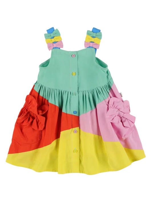 Stella McCartney Baby Sleeveless Color Block Dress
