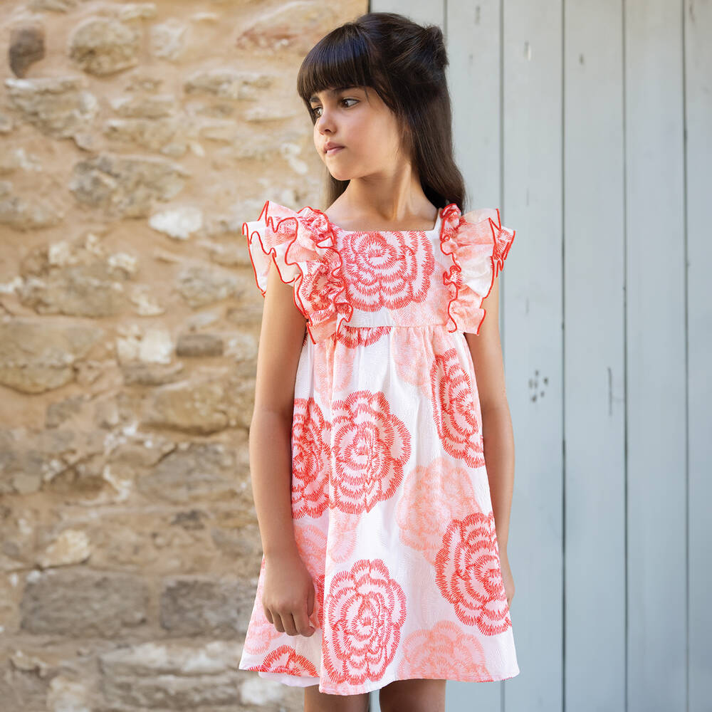 Tartine Flower Stitch Sleeveless Dress
