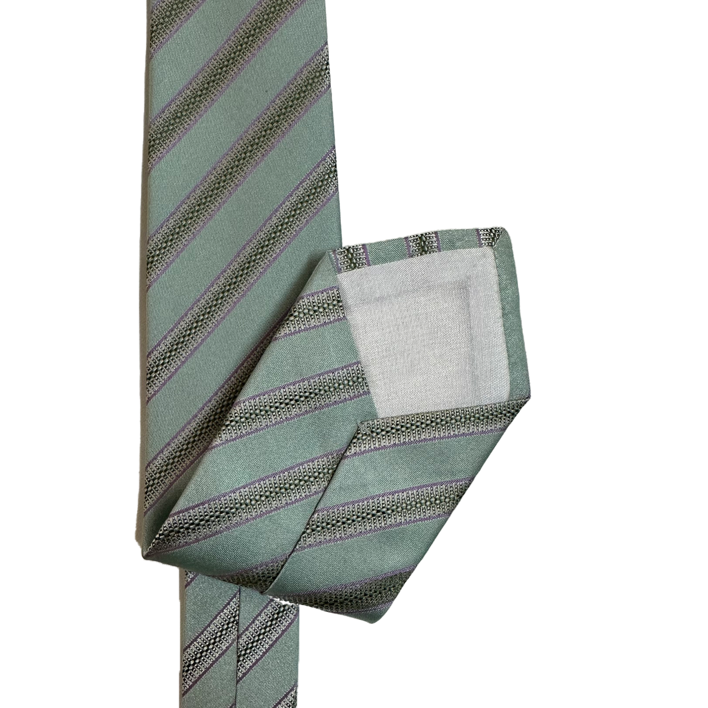 Tuesday's Child Green-Pink Tie