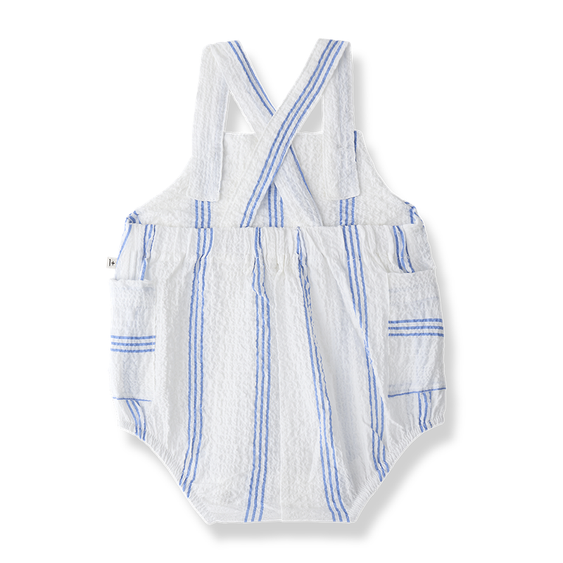 One + Family Portitxol Seersucker Romper