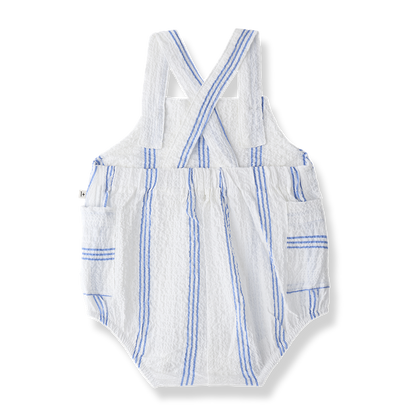 One + Family Portitxol Seersucker Romper