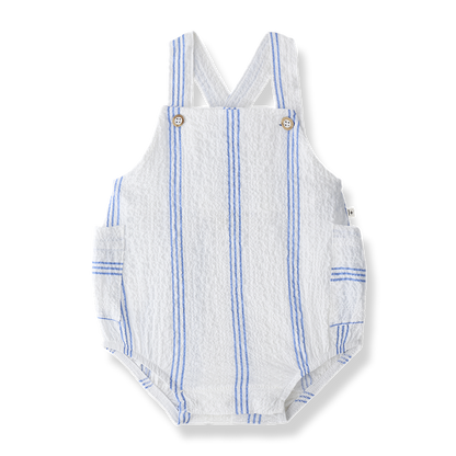 One + Family Portitxol Seersucker Romper