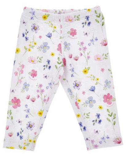 Monnalisa LS Little Flower Top & Legging Set