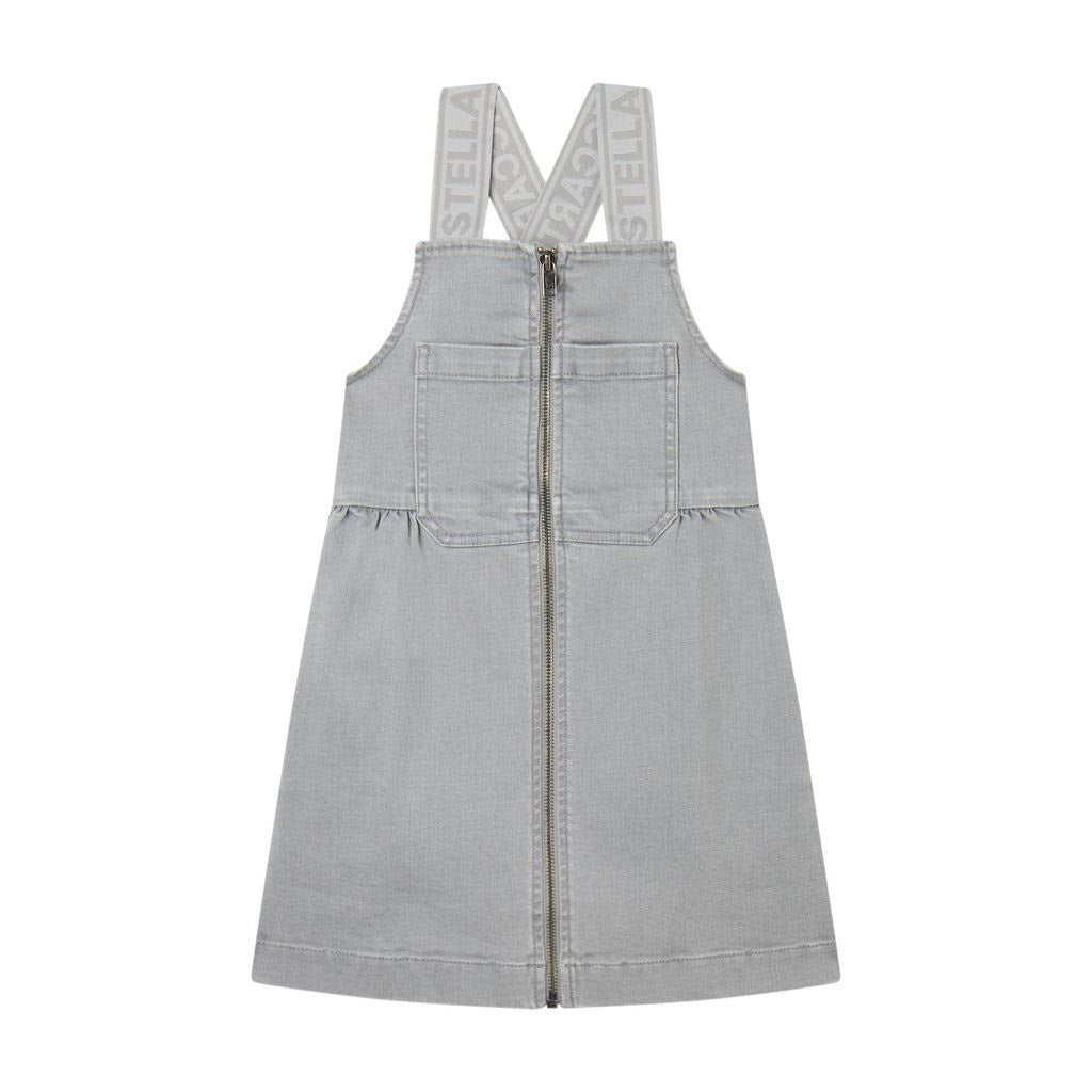 Stella McCartney Logo Tape Denim Dungaree