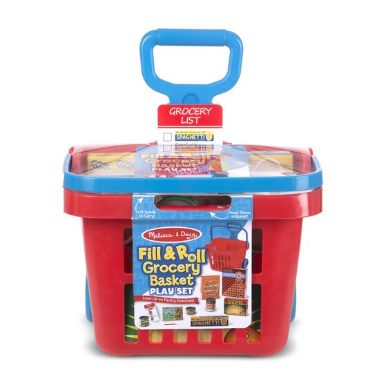 Melissa & Doug 4073 Rolling Grocery Basket
