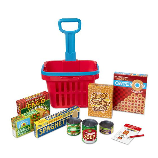 Melissa & Doug 4073 Rolling Grocery Basket