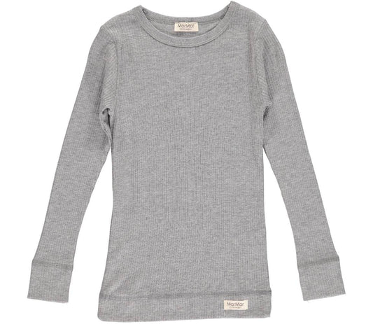 MarMar Grey Melange Long Sleeve T-Shirt