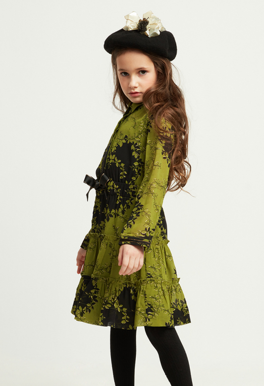Porter Cinched Waist Floral Dress