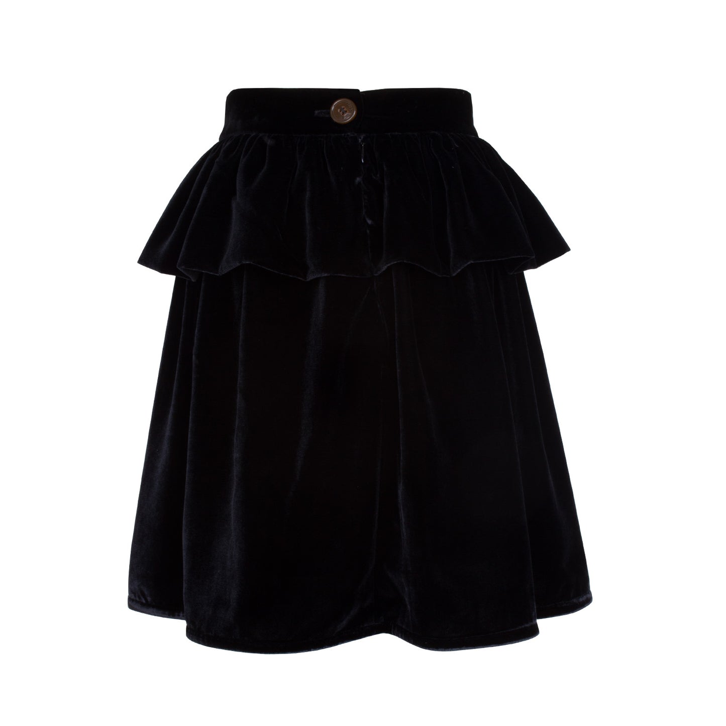 Jessie & James Peplum Velvet Skirt