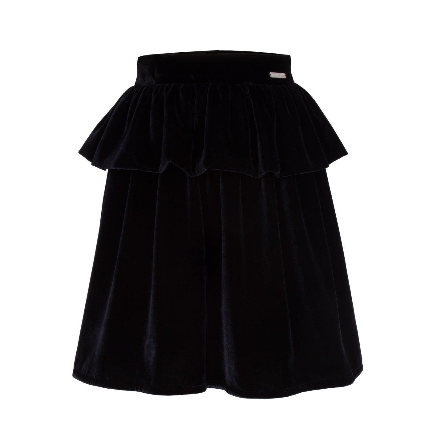 Jessie & James Peplum Velvet Skirt