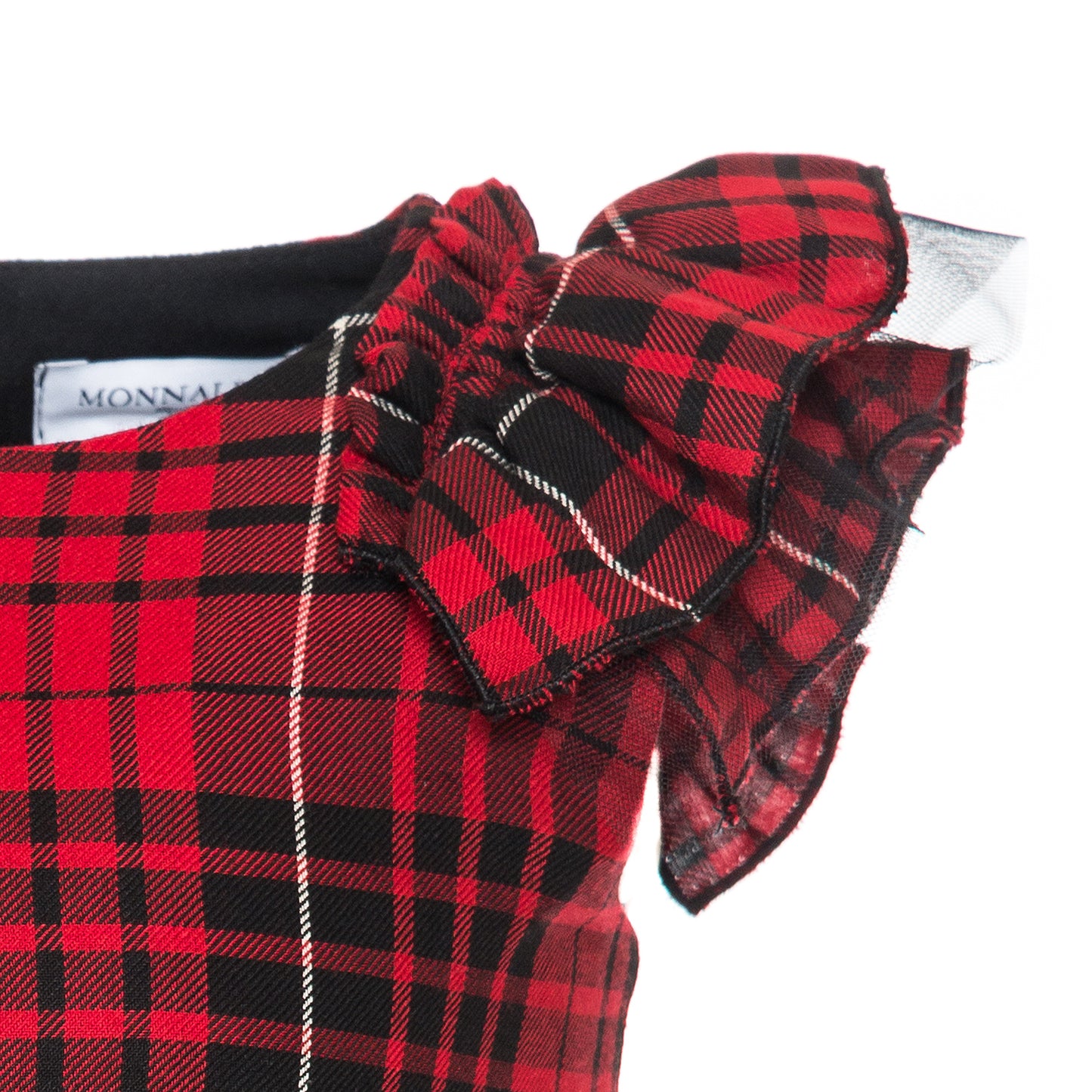 Monnalisa Vaiella Plaid Dress
