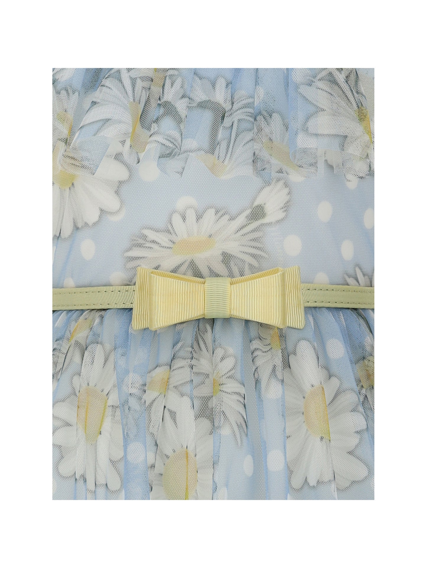 Monnalisa Floral Tulle Dress
