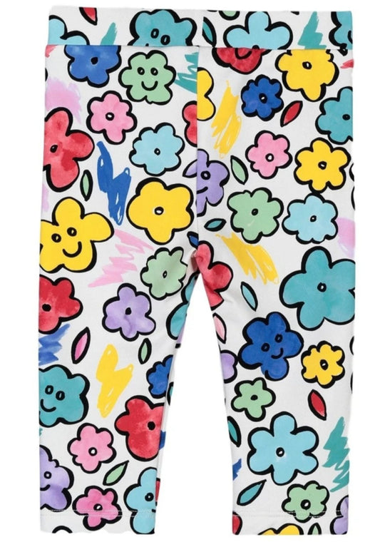 Stella McCartney Baby Smiling Flowers Leggings