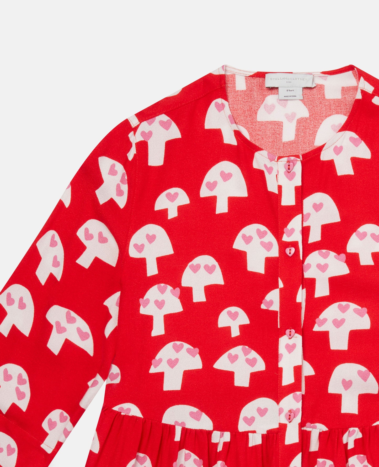 Stella McCartney Mushrooms Viscose Crepe Dress
