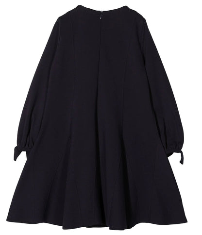 Il Gufo Bow Sleeve Seam Dress