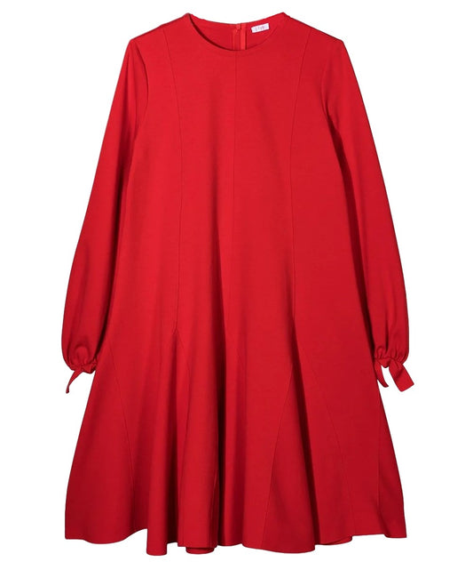 Il Gufo Bow Sleeve Seam Dress