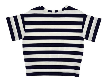 Monnalisa Striped Short Sleeve Top