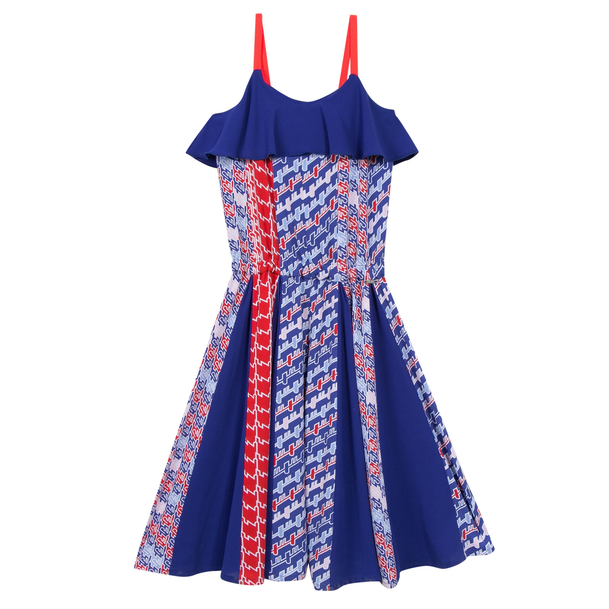 KZ60Q-20-BALZANE-B Crepe Pleated Print Dress TuesdaysChild.com KZ60Q-20-BALZANE-B Crepe Pleated Print Dress TuesdaysChild.com