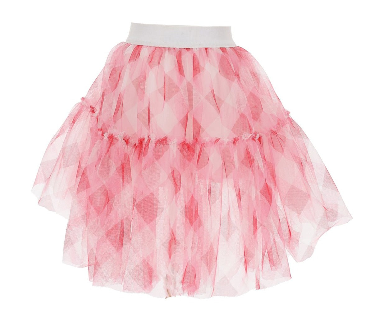 Monnalisa Tulle High Low Skirt