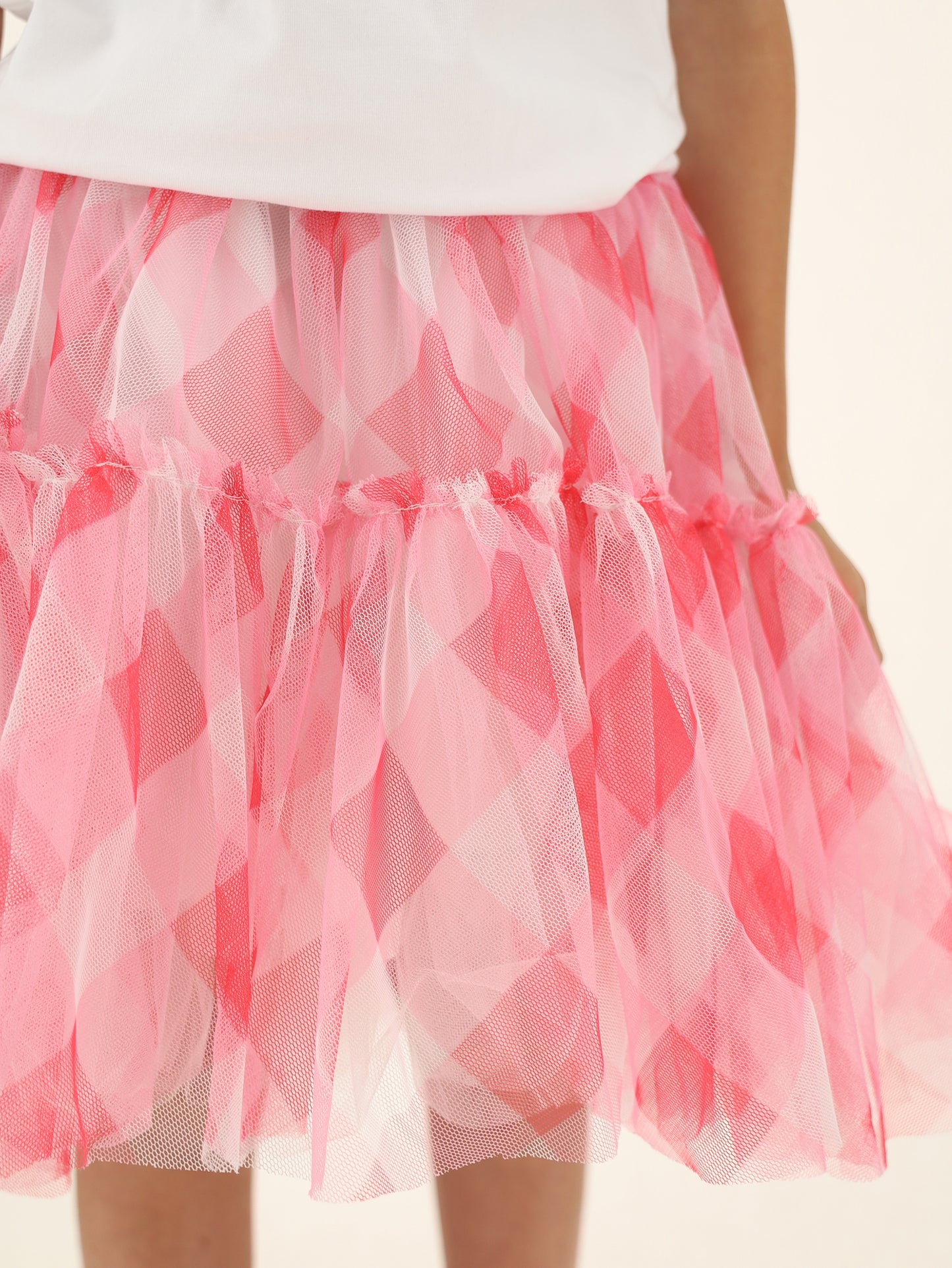 Monnalisa Tulle High Low Skirt