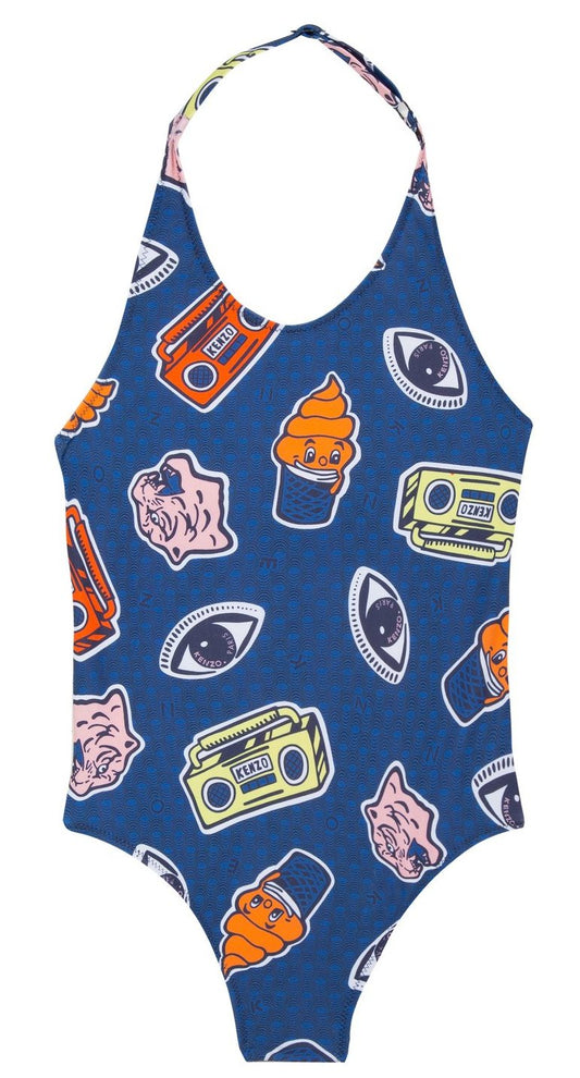 Kenzo Frannie 1pc Print Swimsuit