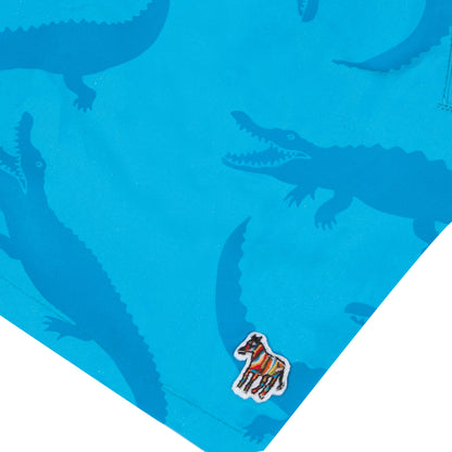 Paul Smith Junior Andreas Crocodile Swim Shorts