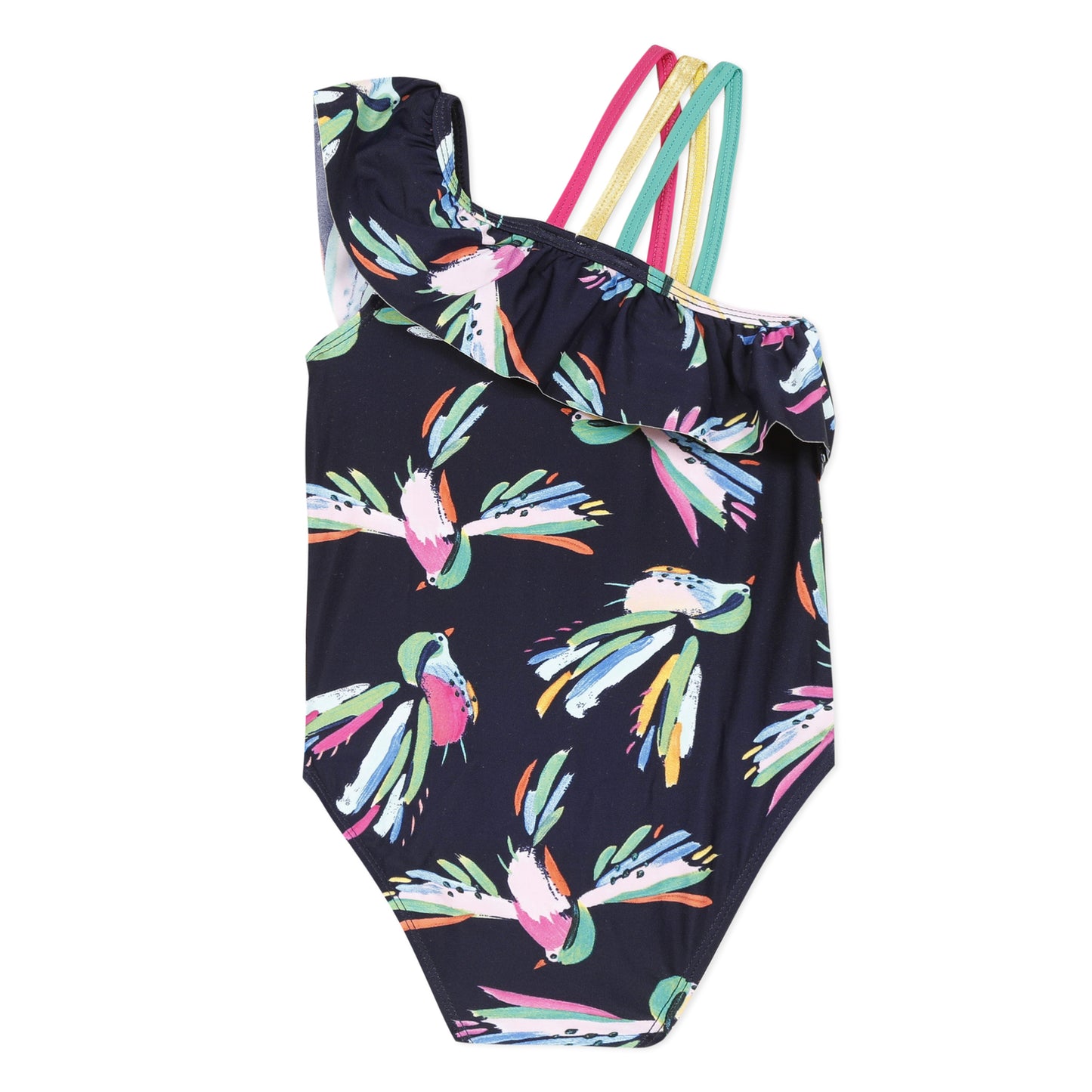 Catimini Girl's Bird Print Swimsuit