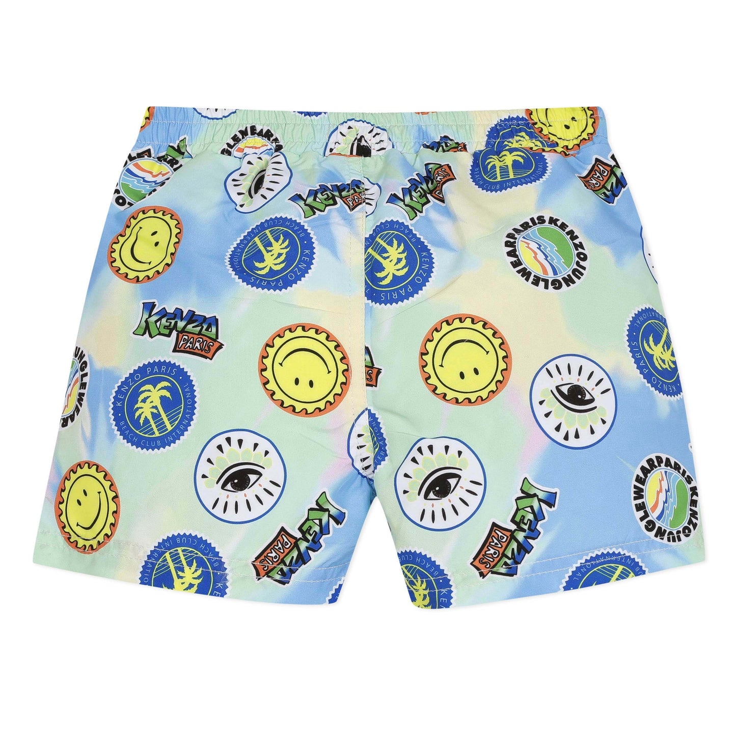 Kenzo Jeremi Neon Badges Swim Shorts