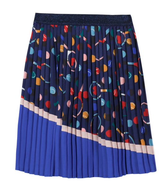 Catimini Ball Print Midi Skirt