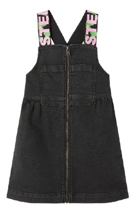 Stella McCartney Denim Dungaree Dress w/ Stella Logo Tape