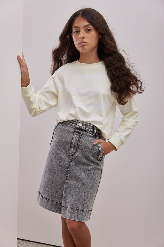 Steph Denim Pencil Skirt