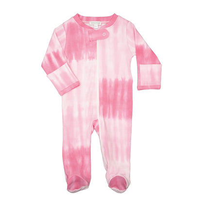Noomie Gradient Tie Dye Zipper Footie