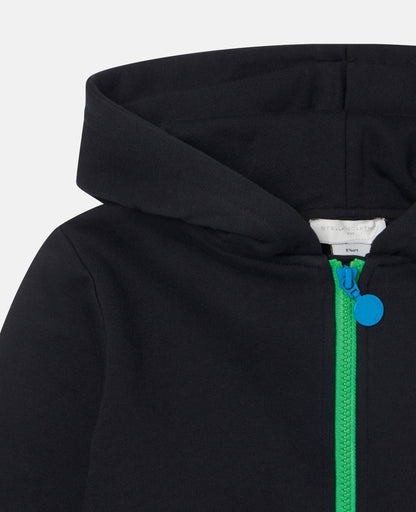 Stella McCartney Boys Zip Hoodie w/ Smiley Face
