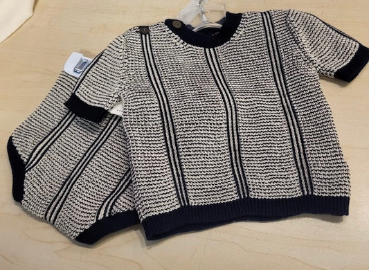 Aymara Yago Rik Vertical Striped 2Pc Sweater Outfit