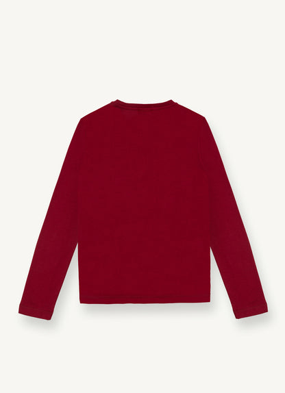 Colmar Long Sleeve T-Shirt Burgandy