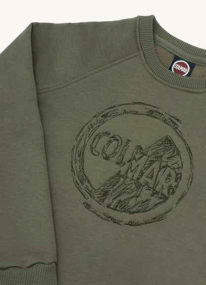 Colmar Sweat Top w/ Embroidered Front Logo