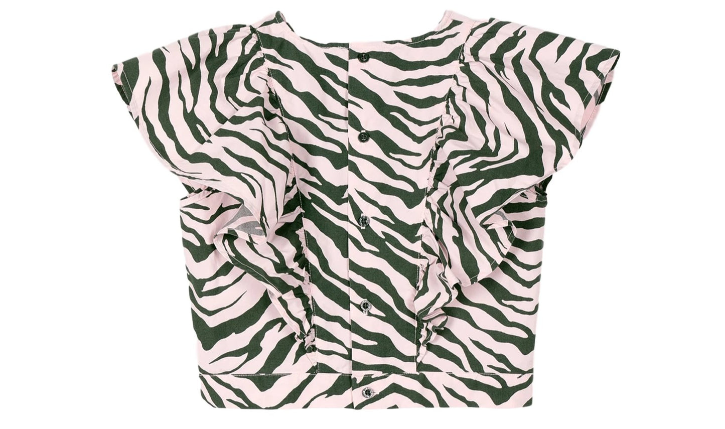 Stella McCartney 2pc Zebra Skirt Set