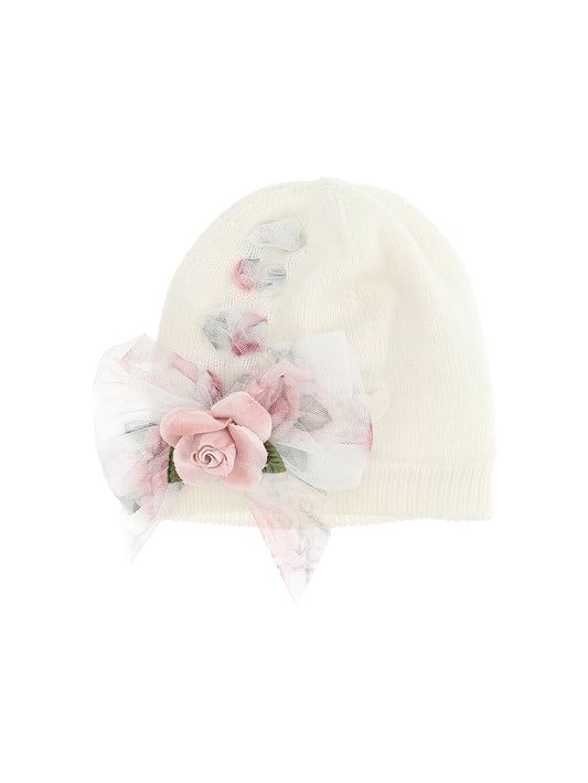 Monnalisa Mixed Wool Bonnet