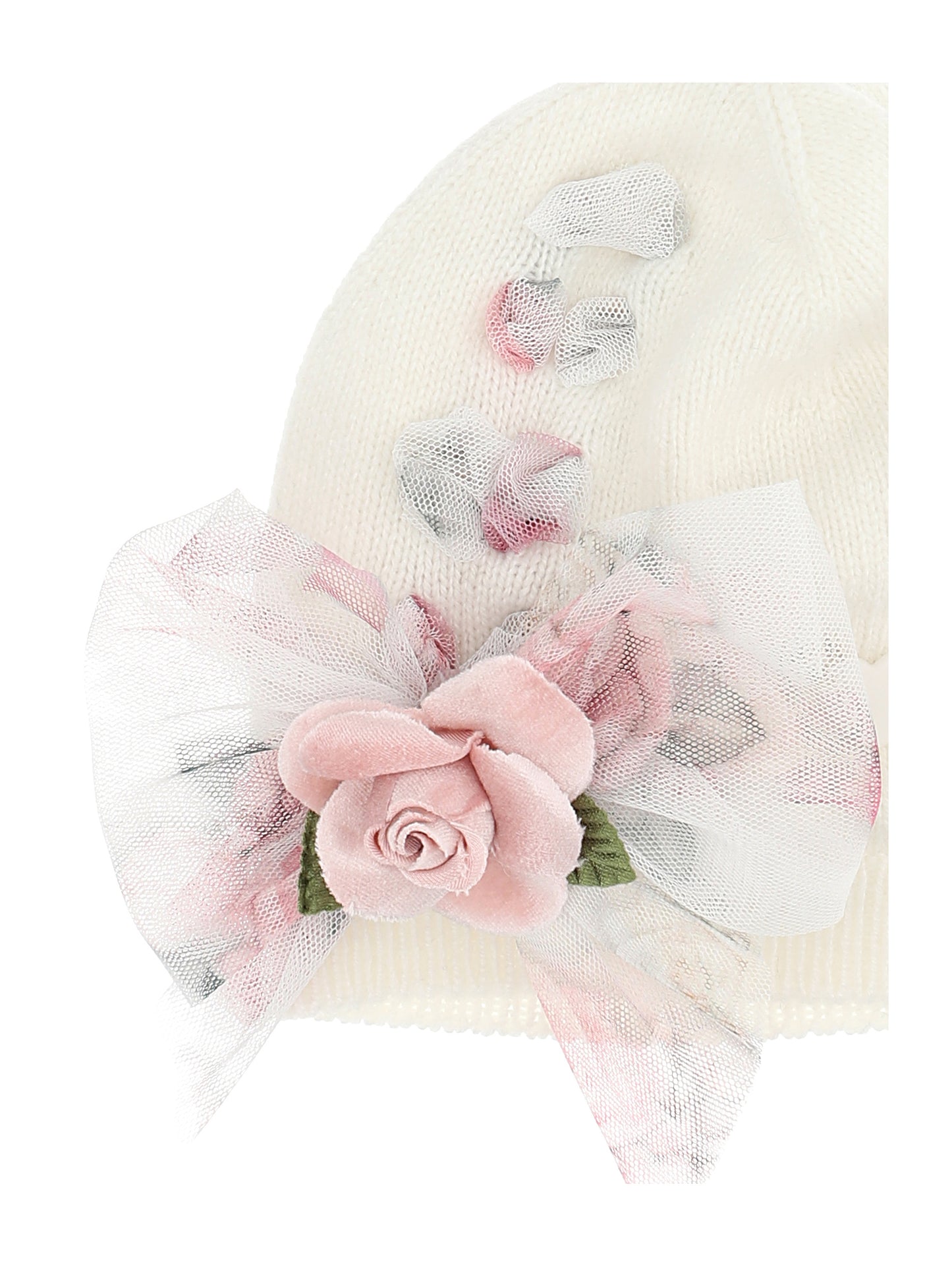 Monnalisa Mixed Wool Bonnet