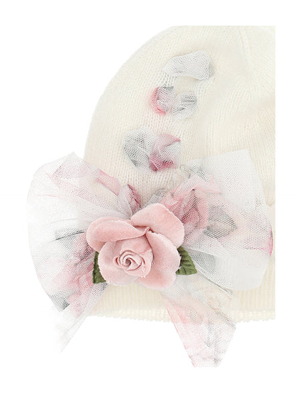 Monnalisa Mixed Wool Bonnet
