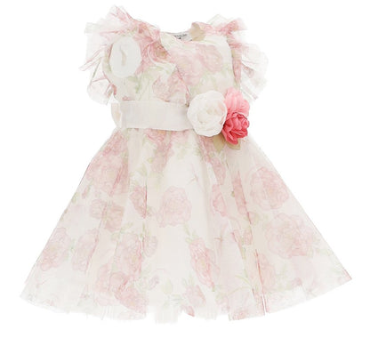 Monnalisa Toddler Girl Tulle Party Dress