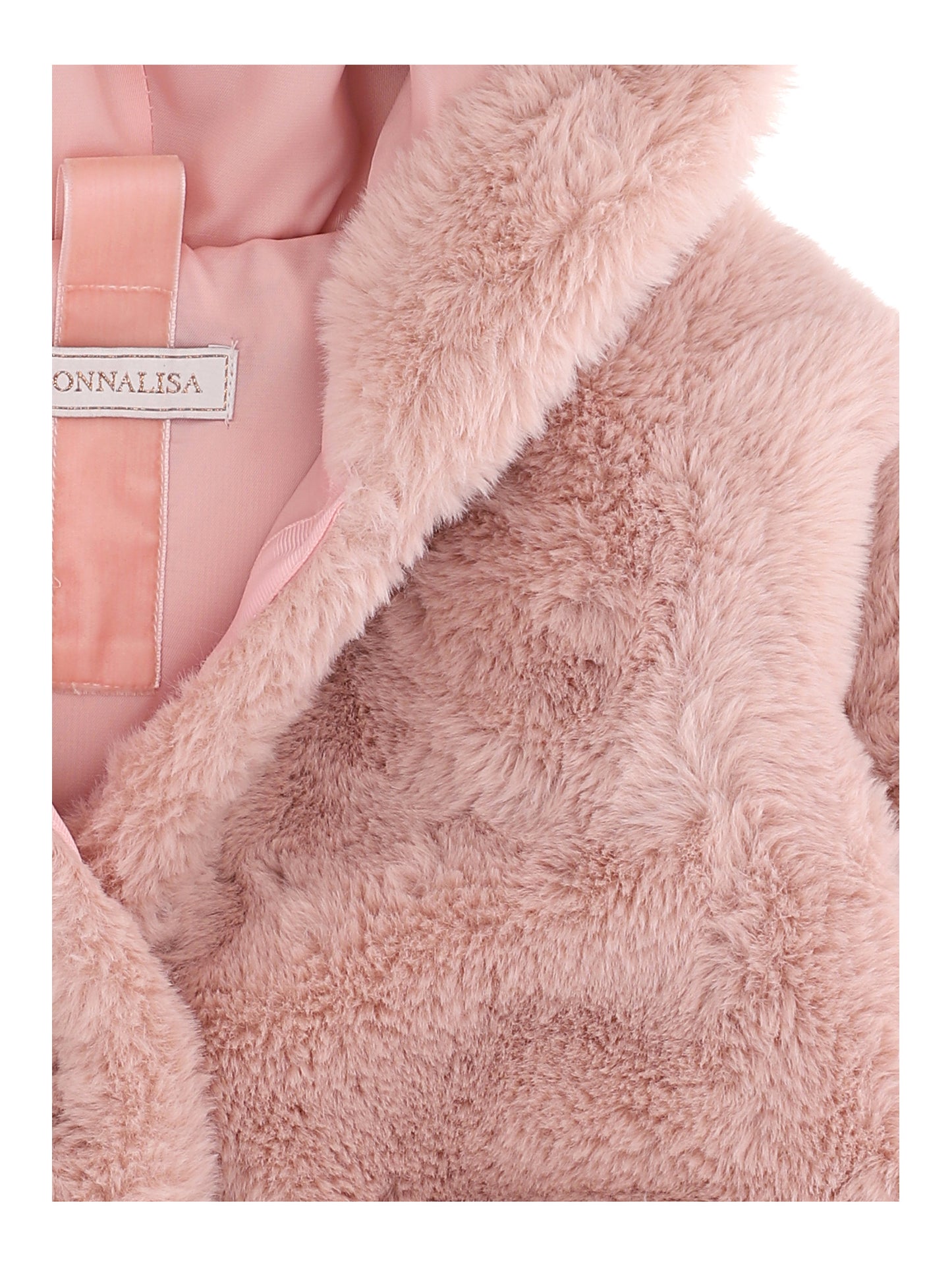 Monnalisa Baby Faux Fur Coat