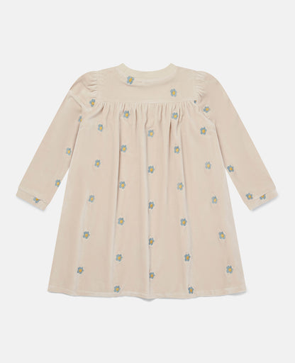 Stella McCartney LS Daises Velour Dress