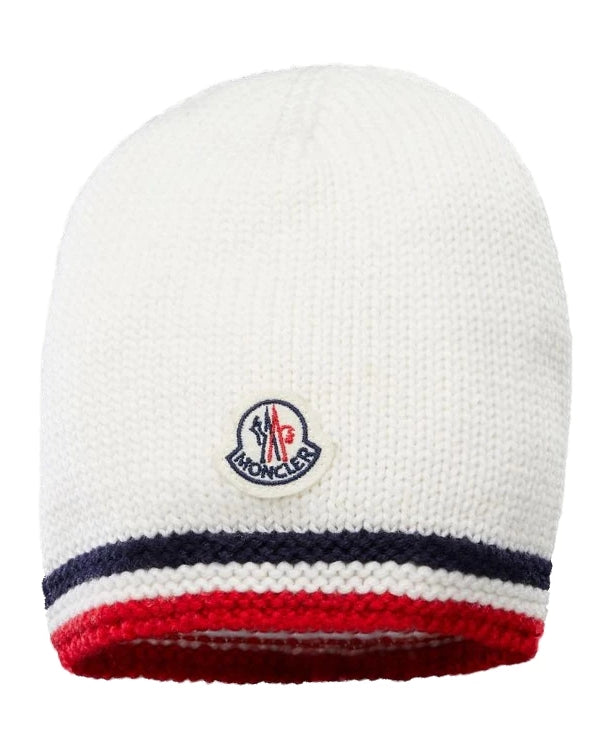 Moncler A9179 Striped Baby Hat